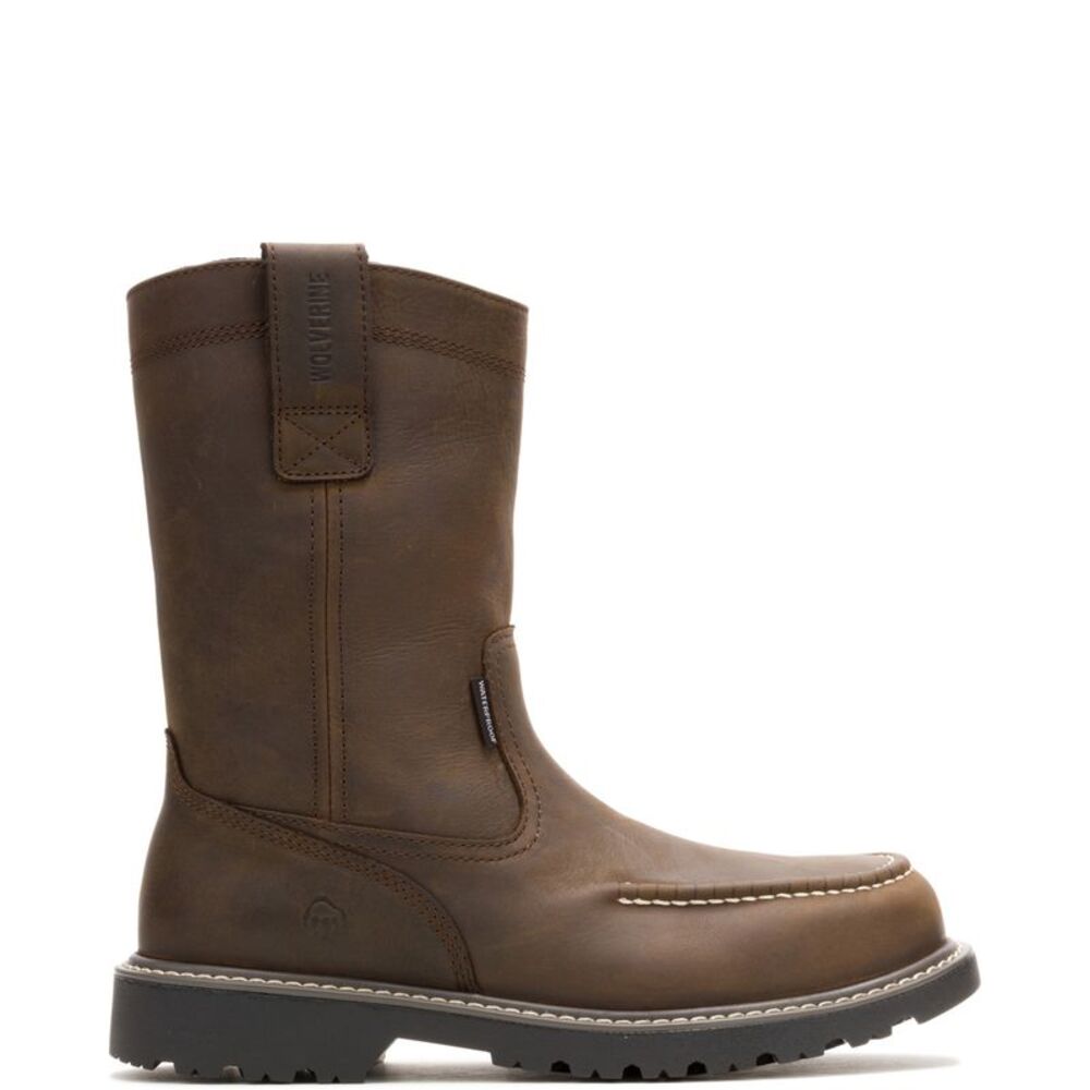 Wolverine Mens Floorhand Moc Brown Boots (NWT)